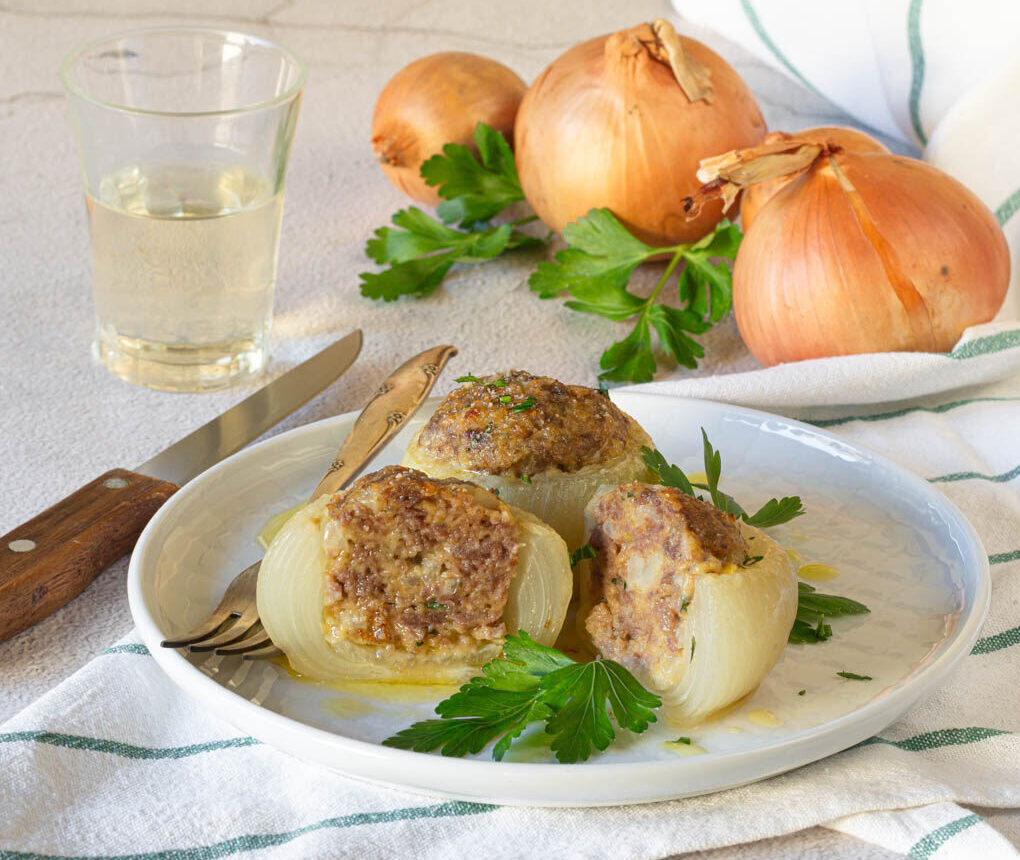 Oignons farcis à la viande