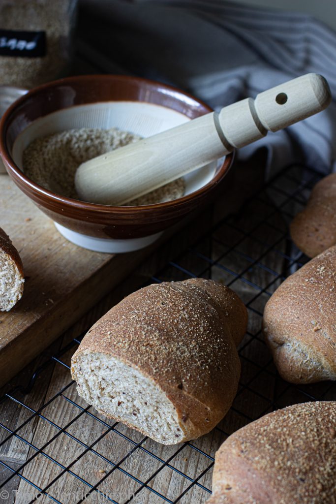 Pain au gomasio - petits pains farine 1