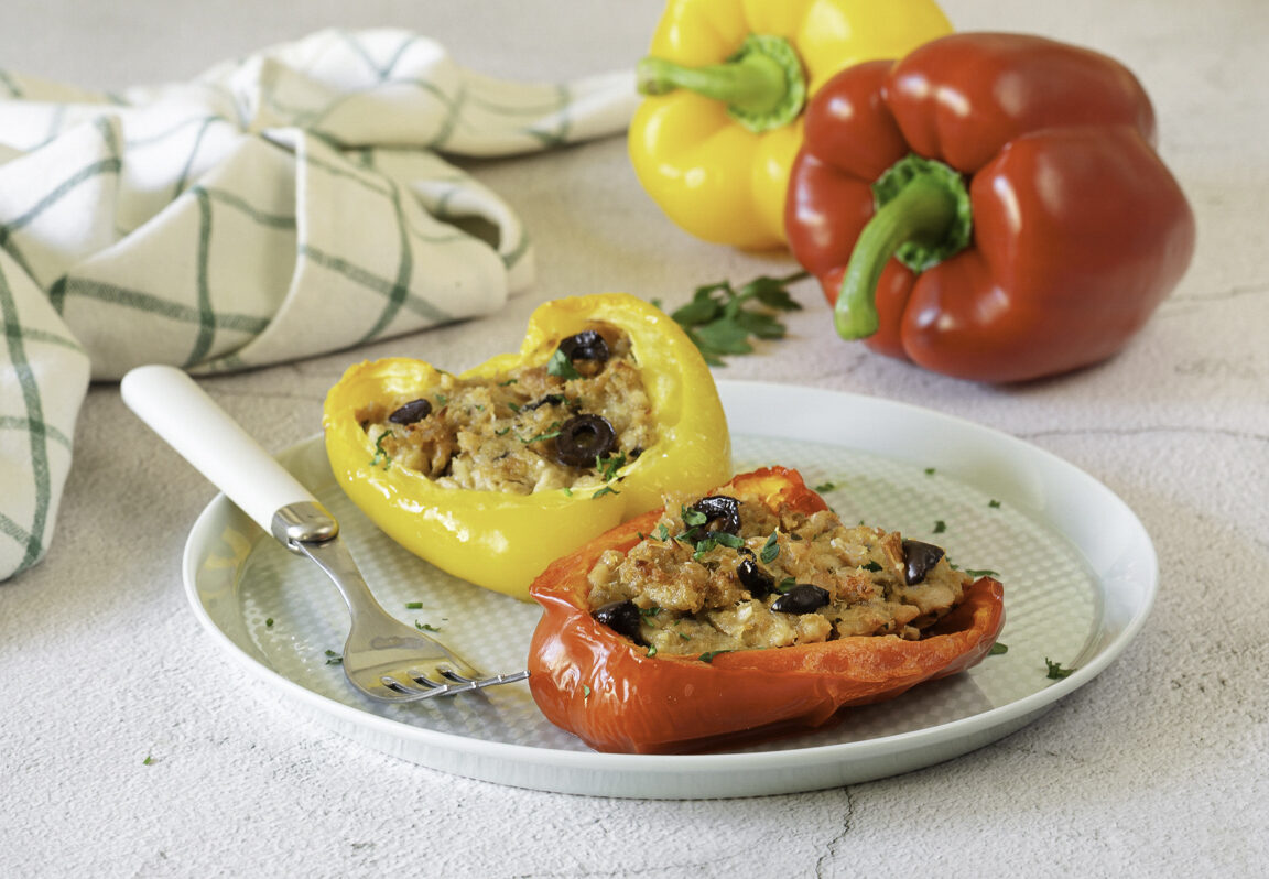 Poivrons farcis au thon
