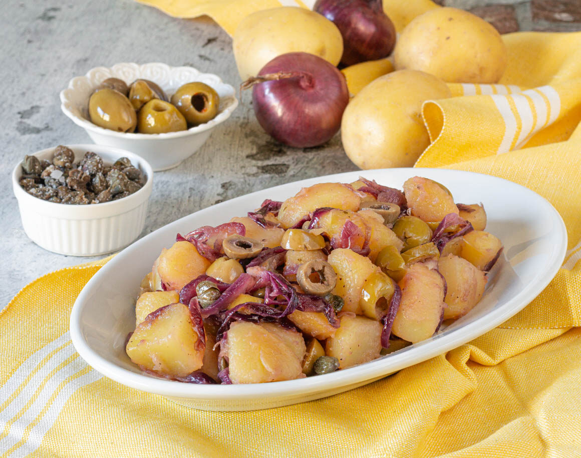 Pommes de terre aigre-douces à la sicilienne