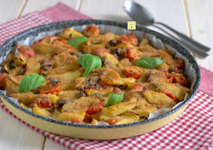 Pommes de terre gratinées à la méditerranéenne