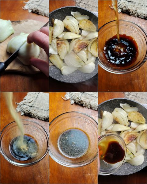 préparation des fenouils glacés à la poêle