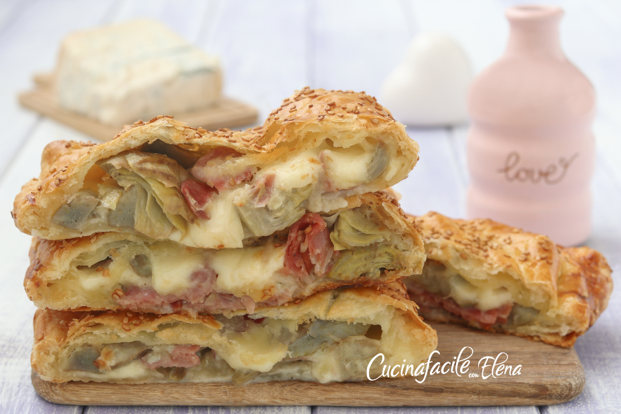 Rustique aux artichauts