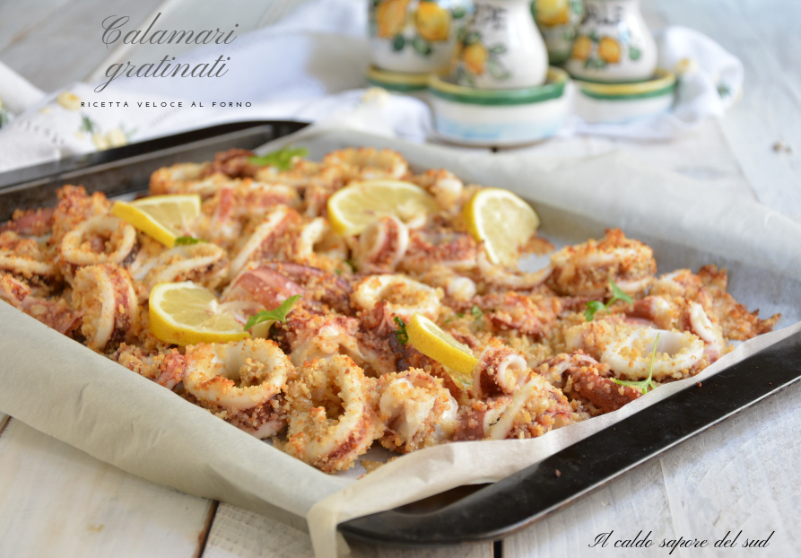 Calamars gratinés au four croustillants : prêts en quelques minutes et sans friture