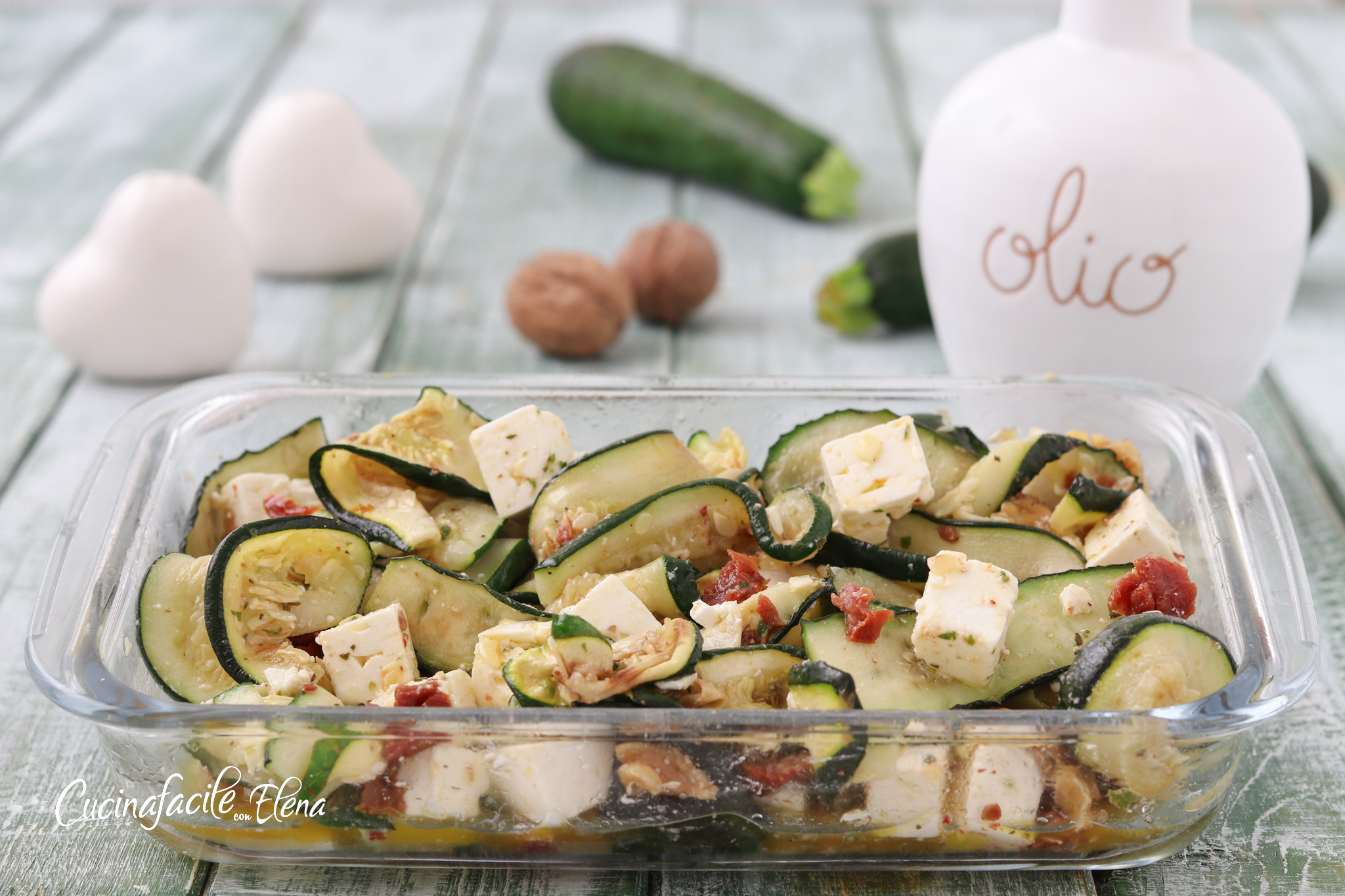 Salade courgettes et feta