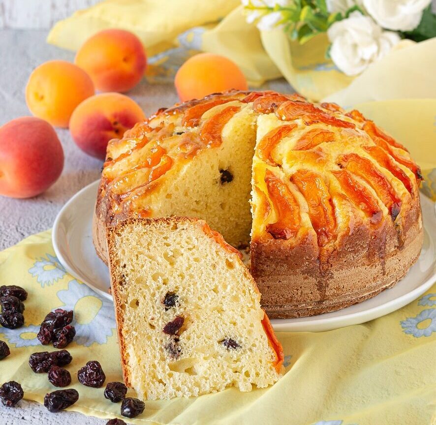 Tarte aux abricots et canneberges séchées