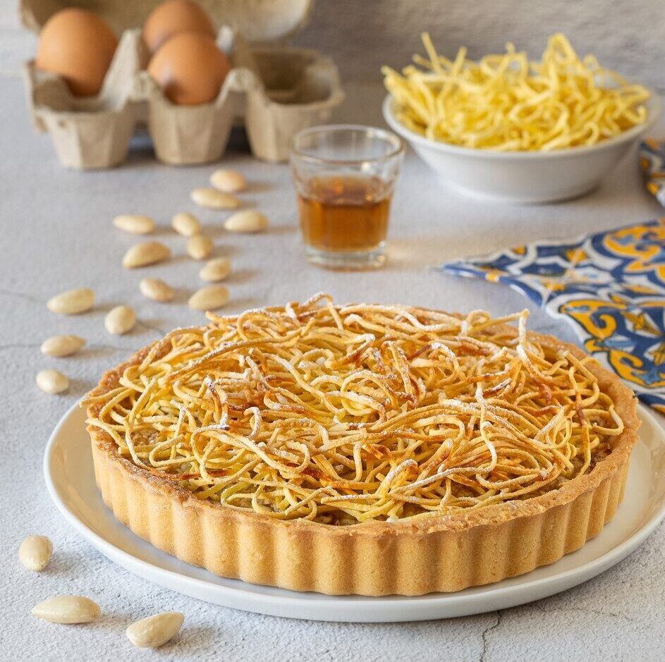 Tarte aux tagliatelles ou tarte ricciolina