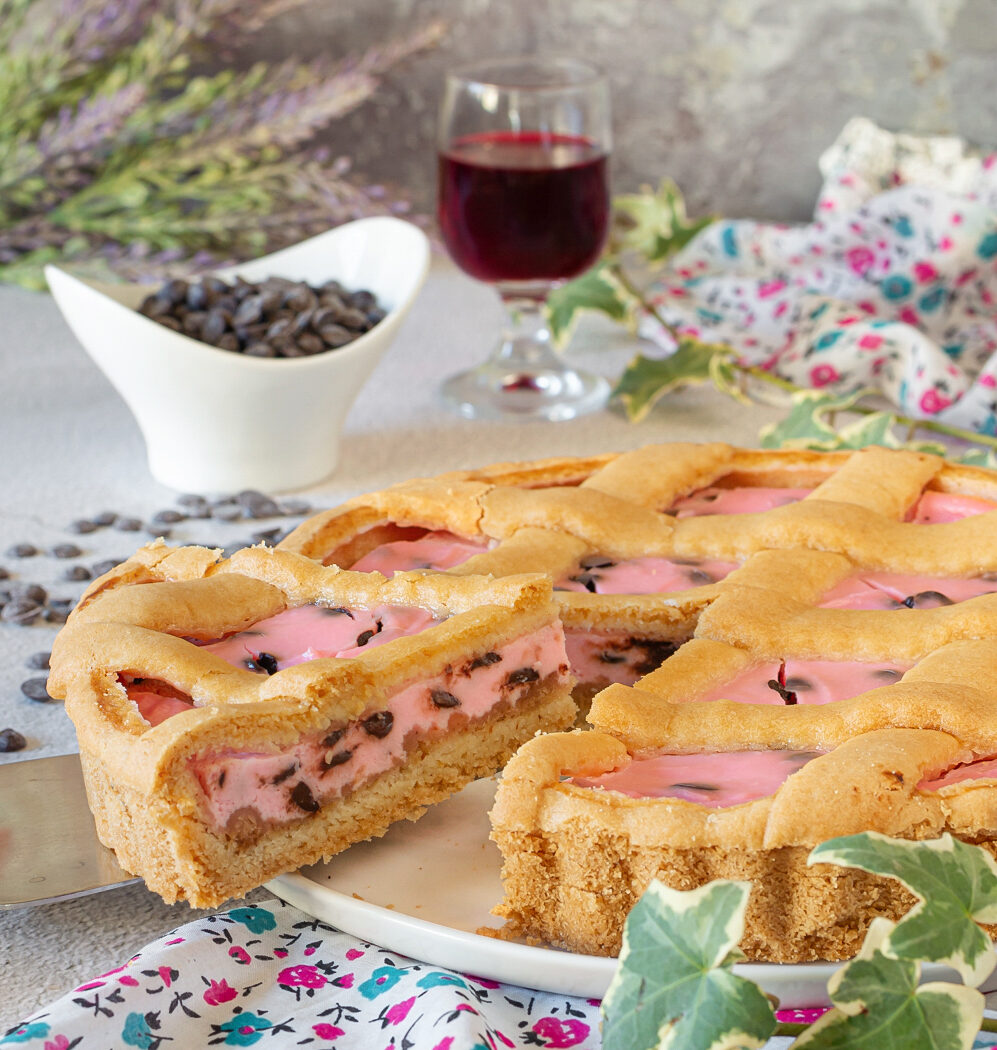 Tarte à la ricotta et à l&rsquo;alchermes