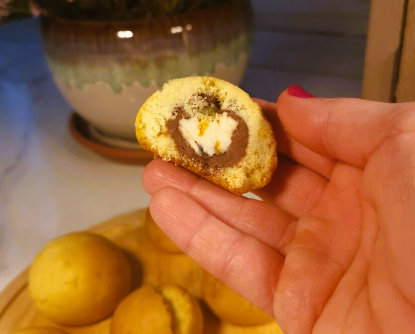 Biscuits boules à l&rsquo;orange