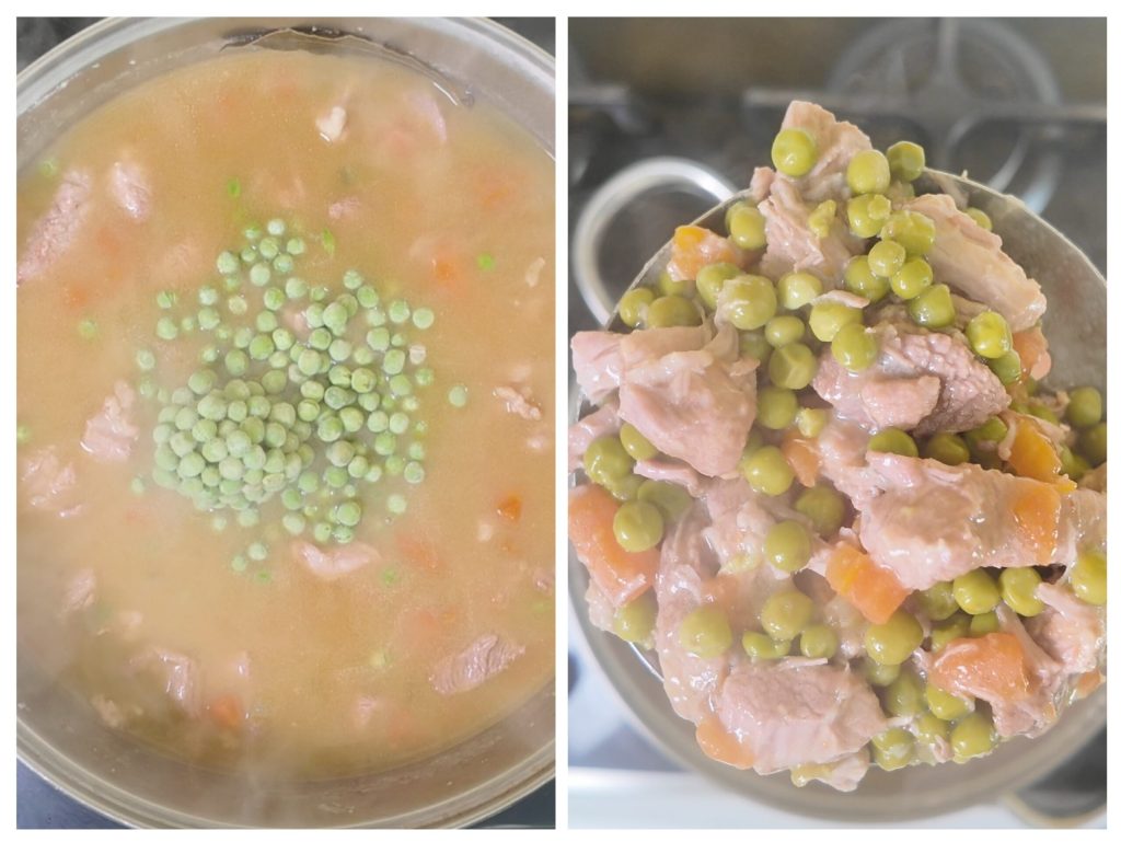 Ragoût de porc aux petits pois : la recette classique pour une viande fondante