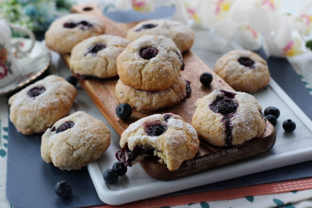 Biscuits moelleux aux myrtilles recette simple Les petits gâteaux de Nina