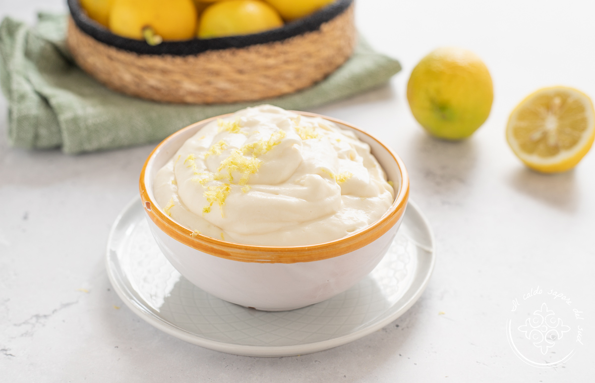 Crème froide au citron