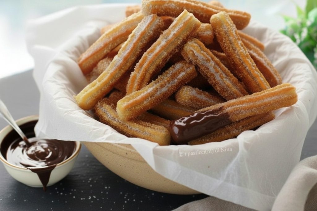 Churros faits maison recette originale croustillante et facile i pasticcini di Nina