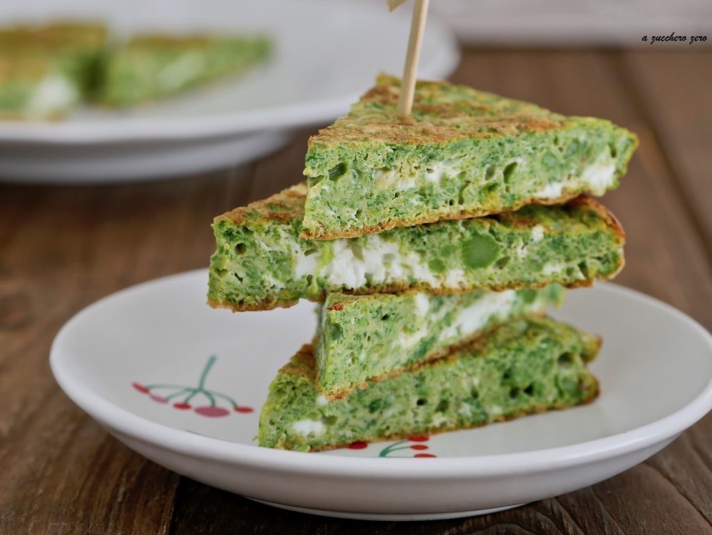 Frittata aux cime de rapa légère au four | recette légère et savoureuse sans huile