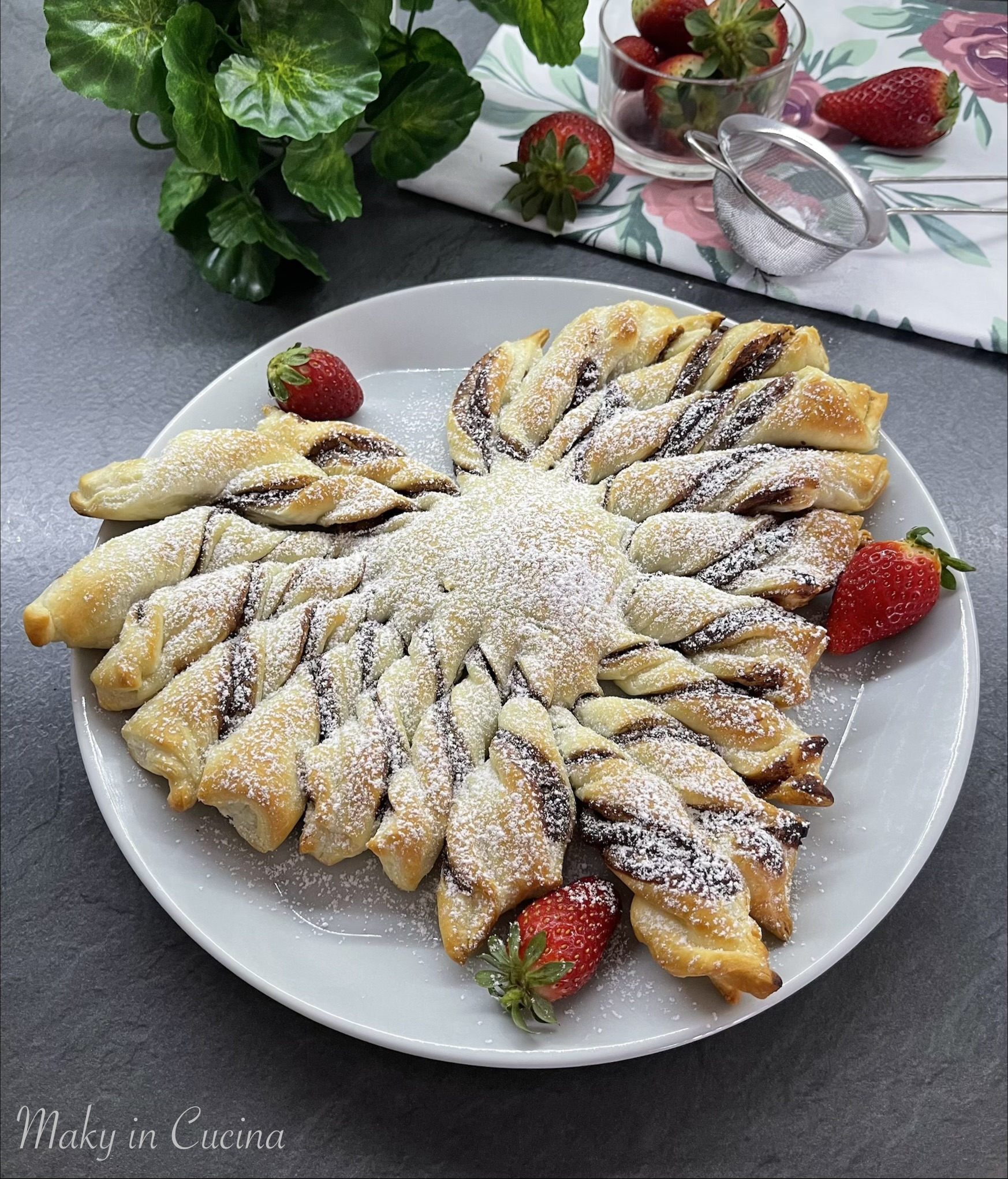 Cœur feuilleté à la Nutella