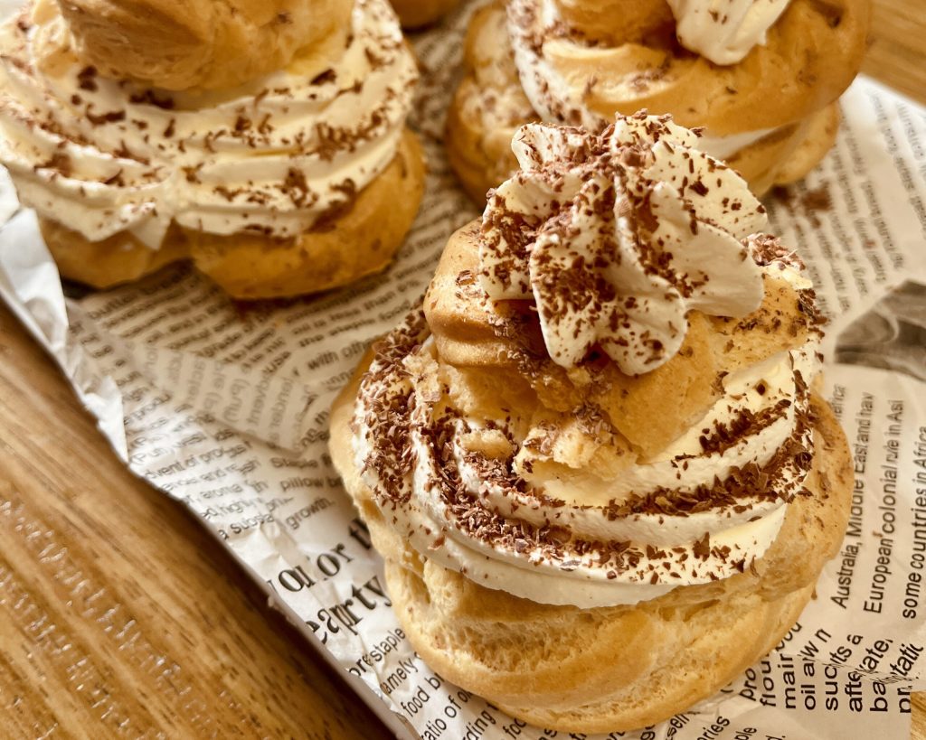 Zeppole à la crème de mascarpone