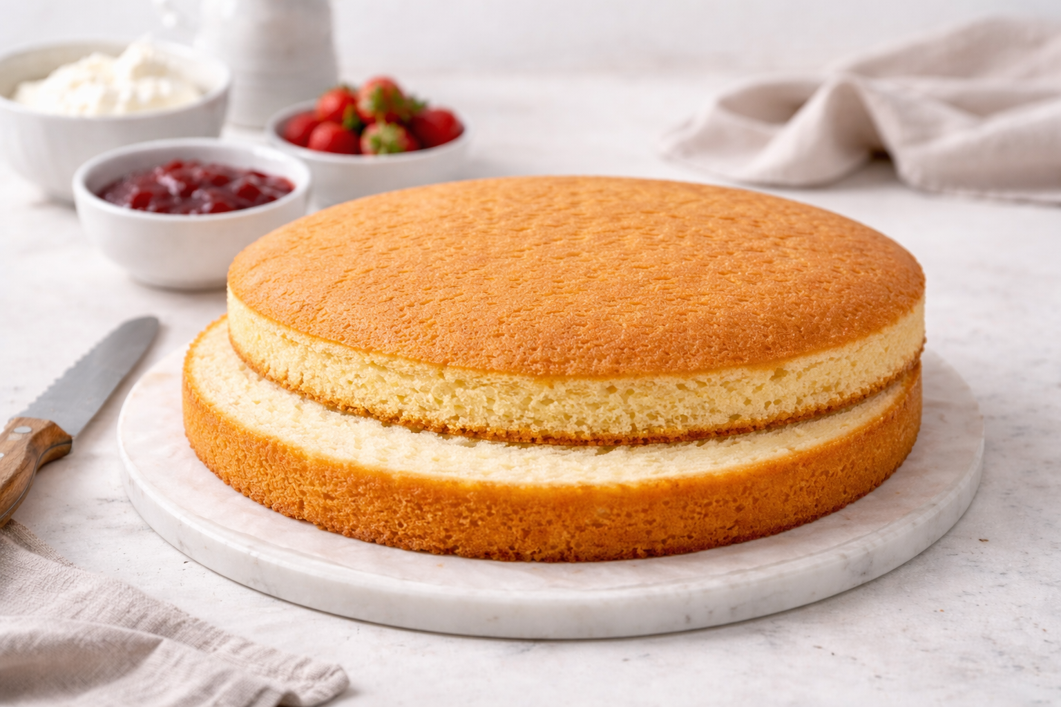 Comment faire un pan di Spagna super moelleux sans levure.