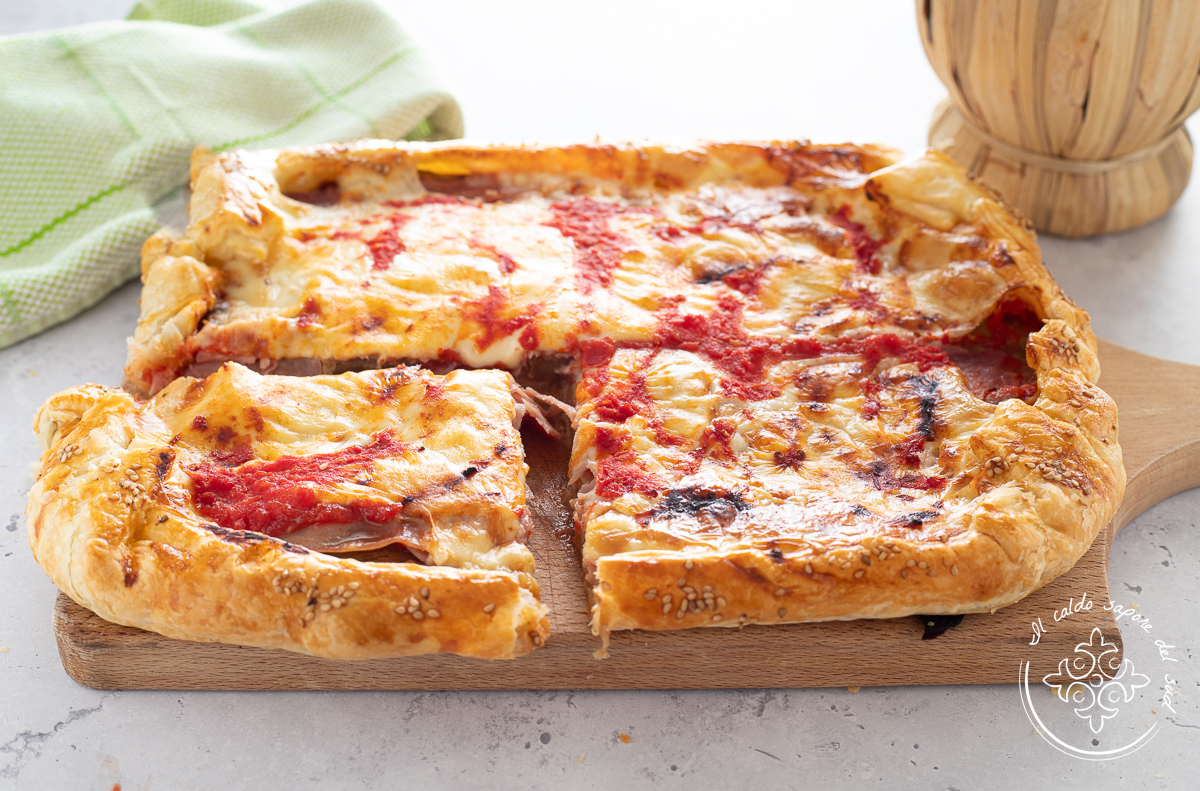 Tarte salée rapide aux aubergines