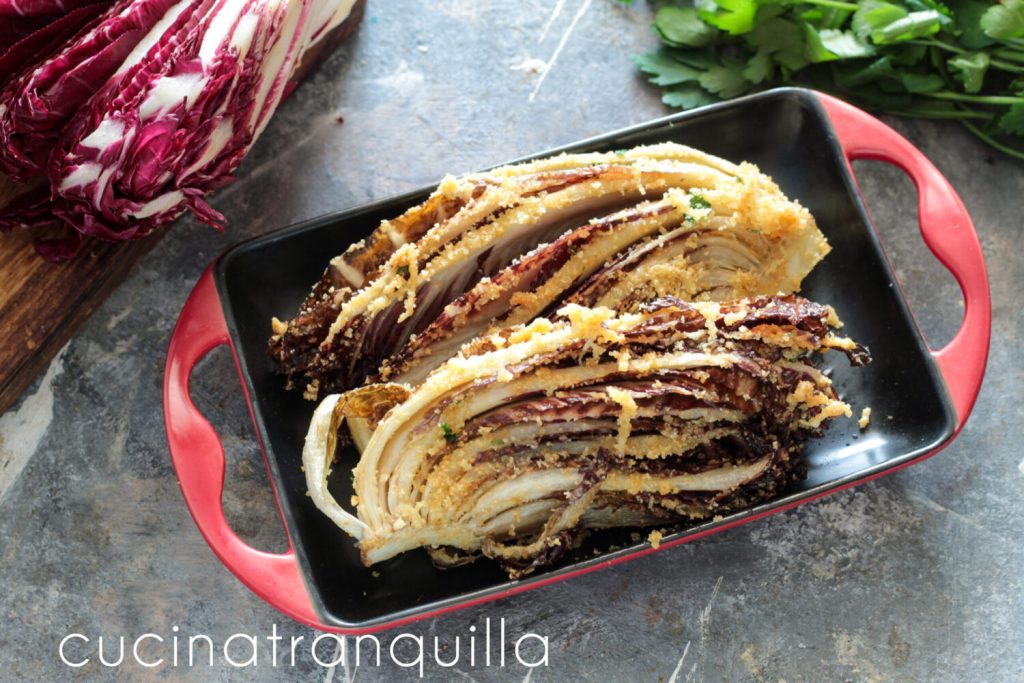 Radicchio gratiné à la friteuse à air