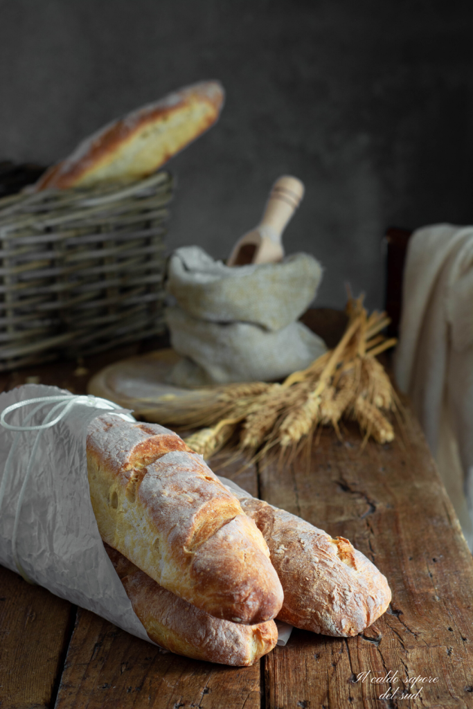 Baguettes françaises croustillantes à la levure de boulanger