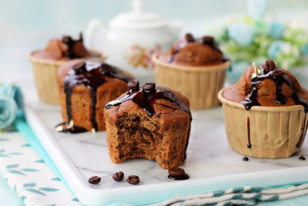 recette muffins crème et café moelleux pour le petit-déjeuner i pasticcini di Nina