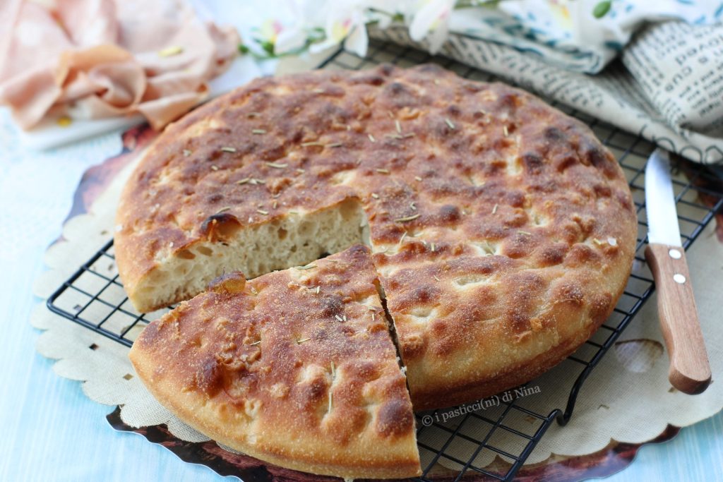 Panfocaccia parfait pain focaccia à longue fermentation recette i pasticcini di Nina