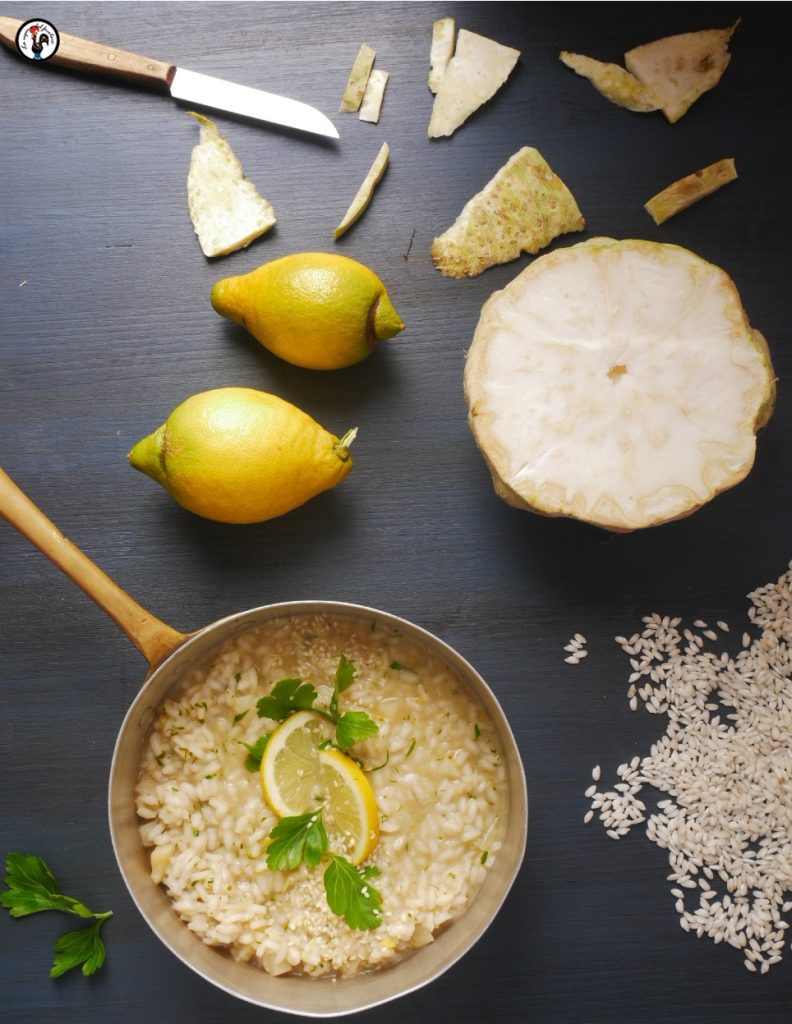 Risotto au céleri-rave. Recette de saison
