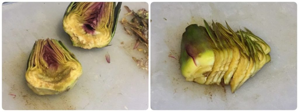 salade artichauts parmesan croquante