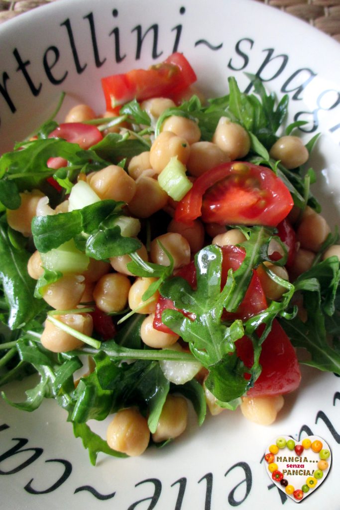 Salade de pois chiches légère, Mange sans Ventre