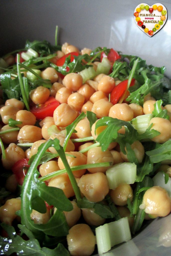 Salade de pois chiches légère, Mange sans Ventre