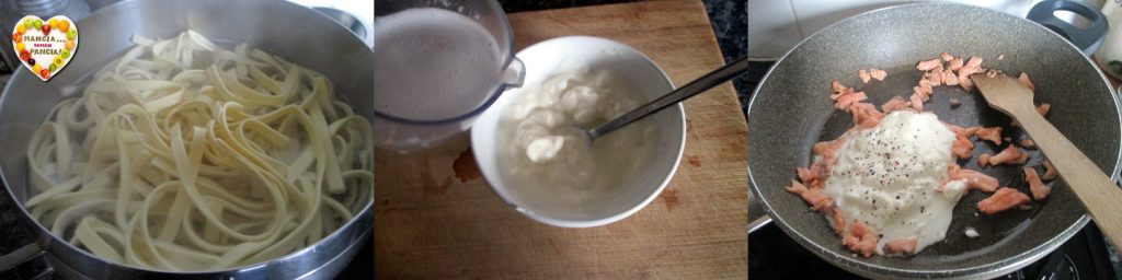Tagliatelles au saumon, Mangia senza Pancia