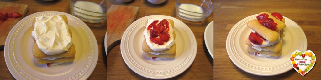 Tiramisu pavesini et fraises léger, Mangia senza Pancia