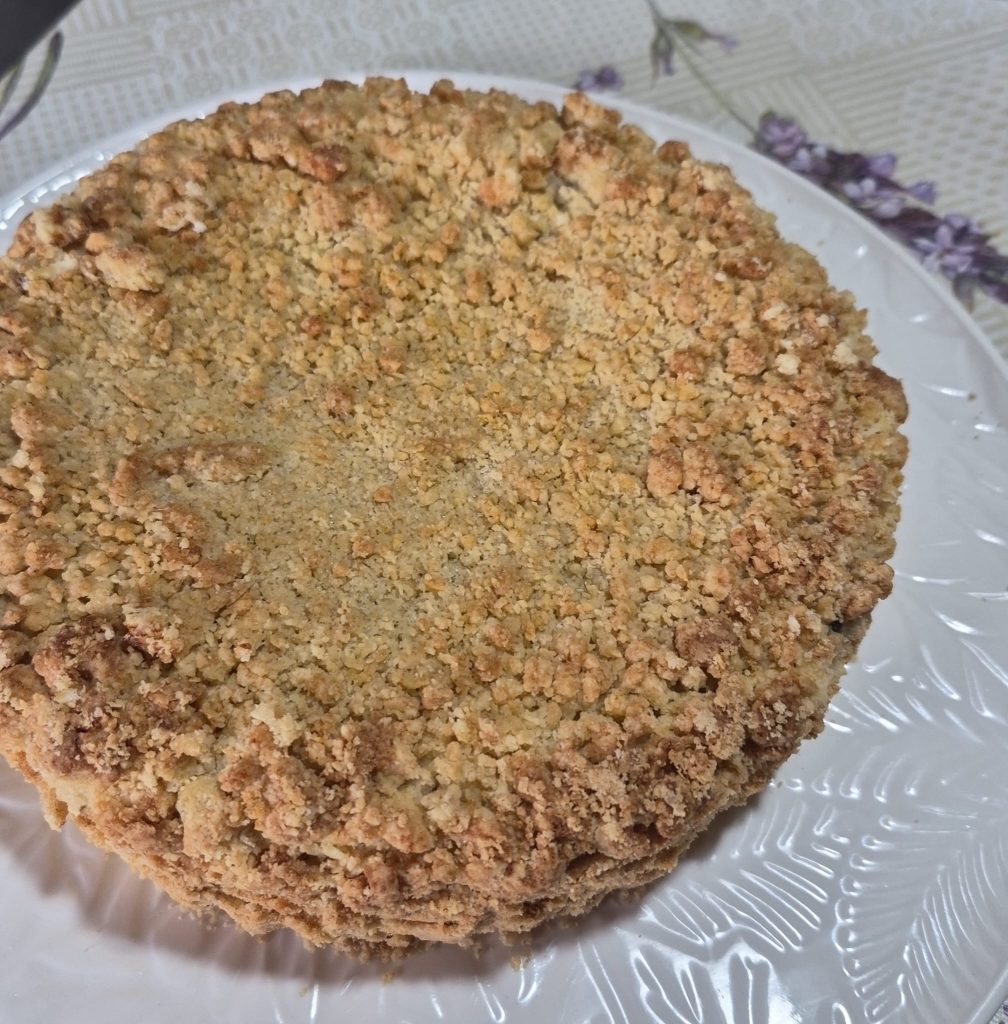 Sbriciolata à la ricotta et pépites de chocolat