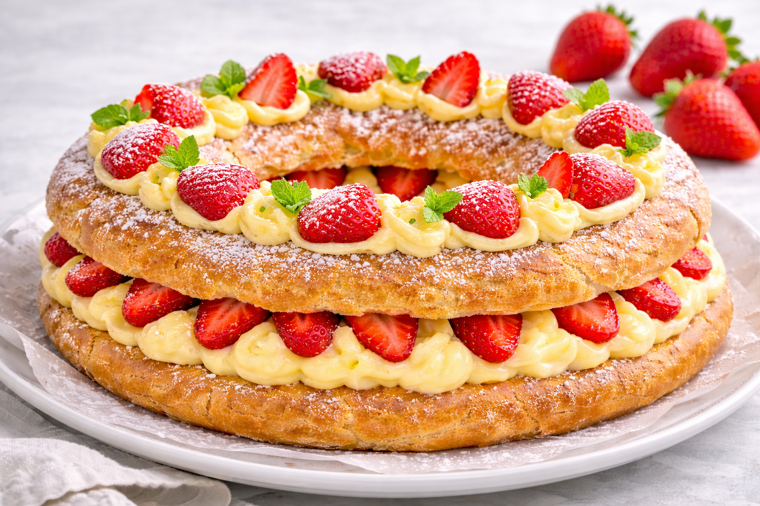 Comment faire le zeppolone napolitain au four, moelleux et gourmand.