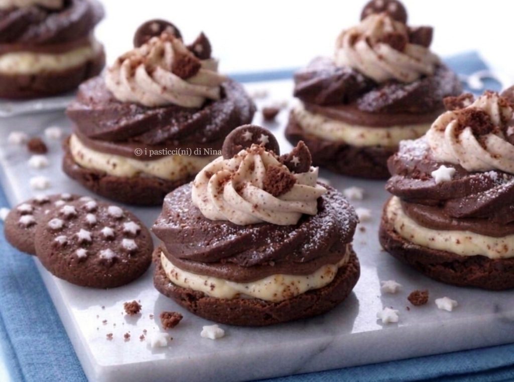 Zeppoles Pan di Stelle au four avec pâte à choux au cacao recette facile i Pasticcini di Nina