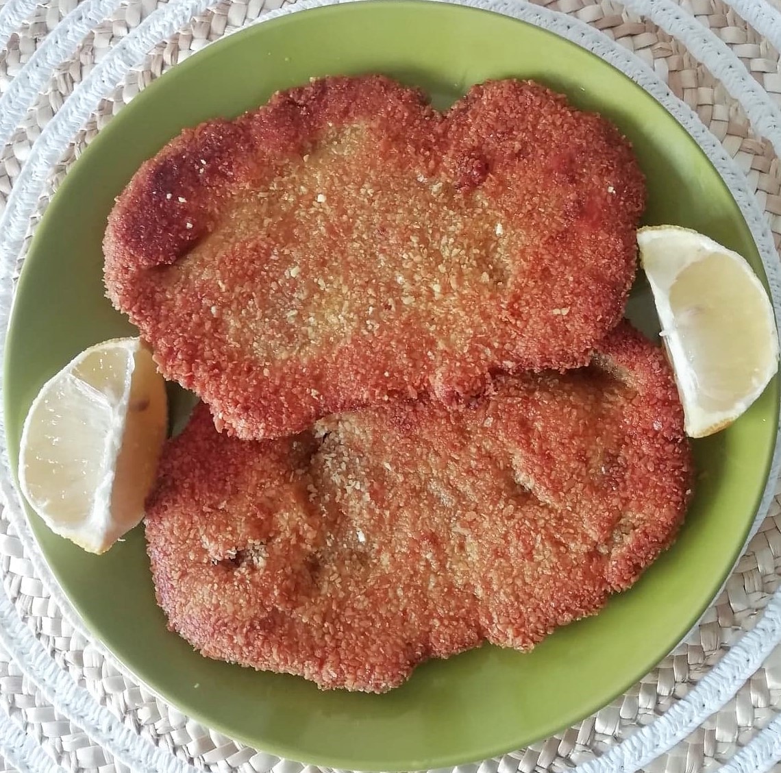 LA CECIOLETTA PANÉE côtelette à la farine de pois chiches