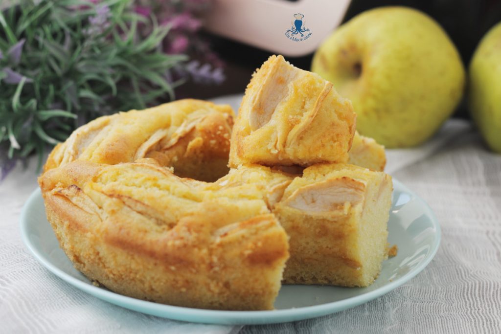 Couronne aux pommes sans sucre ni beurre en friteuse à air 2