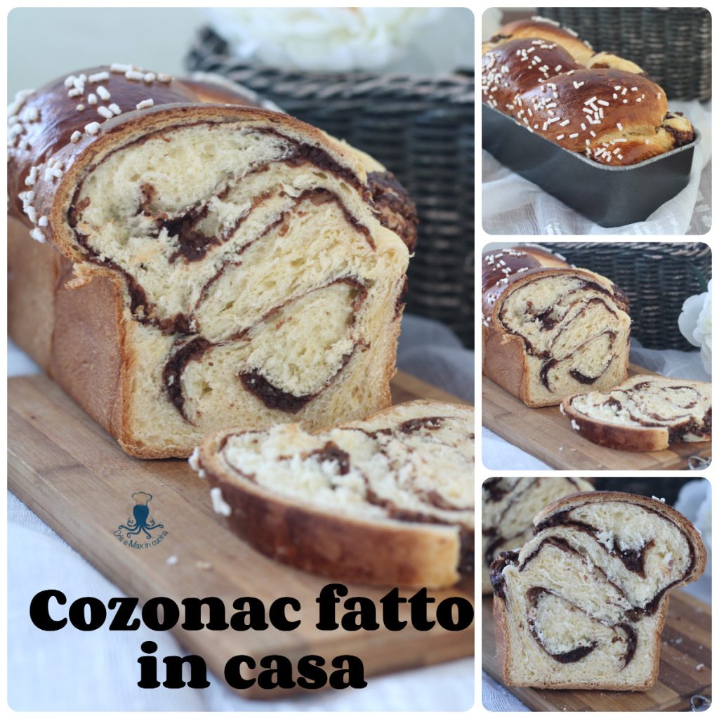 Cozonac fait maison tranché