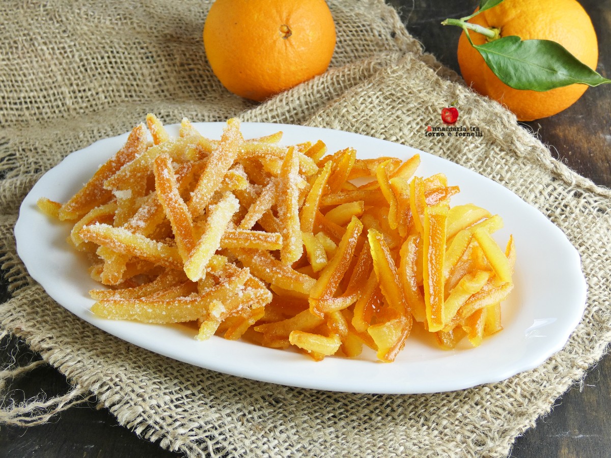 Écorces d&rsquo;orange confites