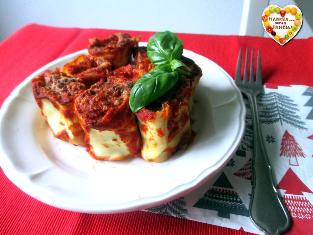 Roulés de lasagnes à la sauce tomate, Mangia senza Pancia