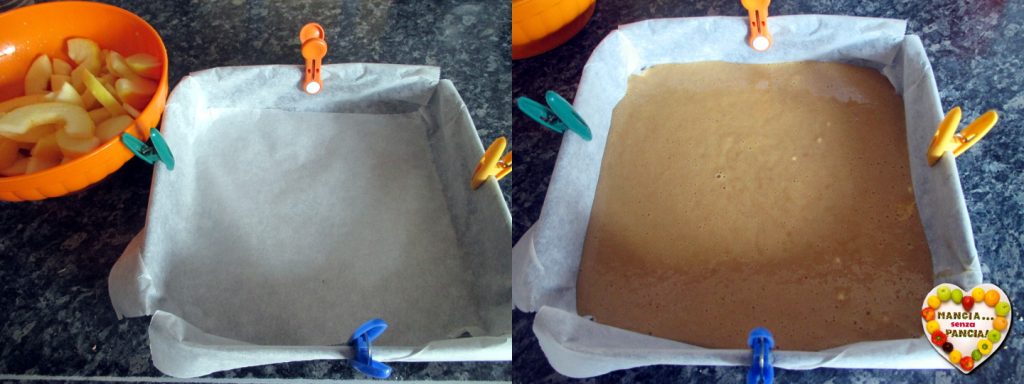 Gâteau aux pommes aux blancs d'œuf (gâteau fit), Mangia senza Pancia