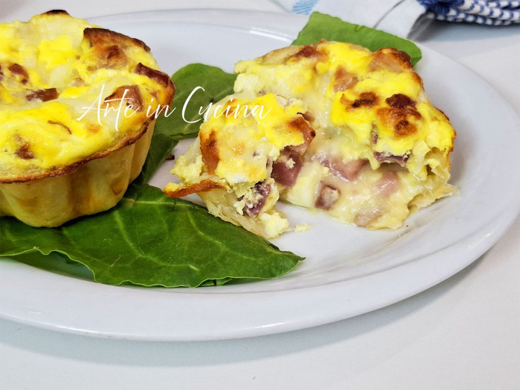 PETITS PANIERS DE PÂQUES apéritif individuel en pâte feuilletée