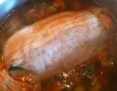 Rôti de seitan avec farine de gluten