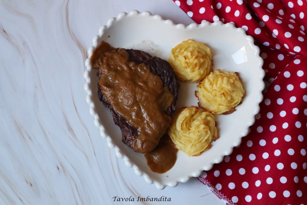 Veau braisé au vin rouge