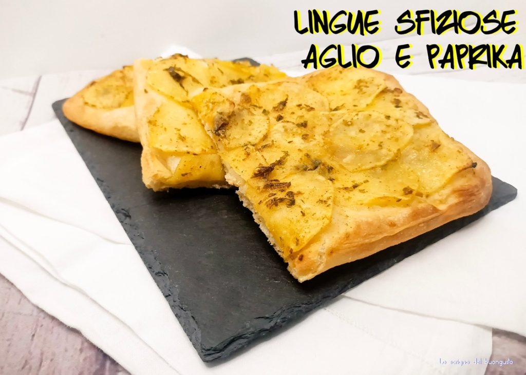 Langues gourmandes à l'ail et au paprika