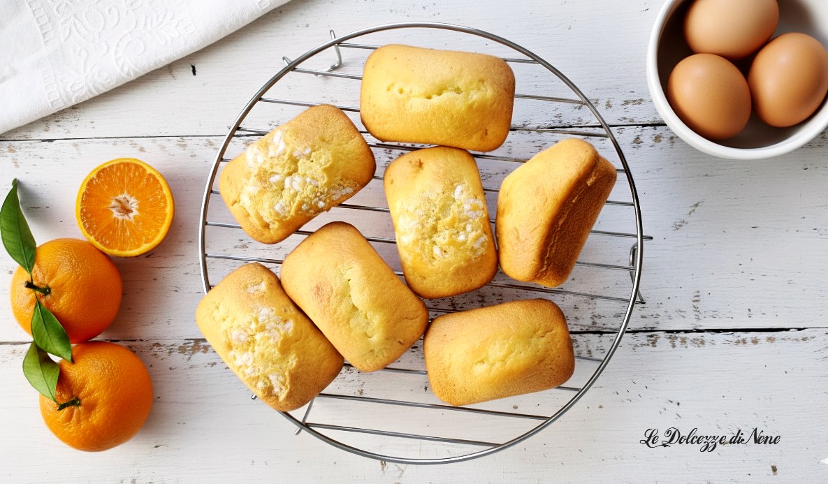 MINI PLUMCAKE AU YAOURT ET À LA MANDARINE