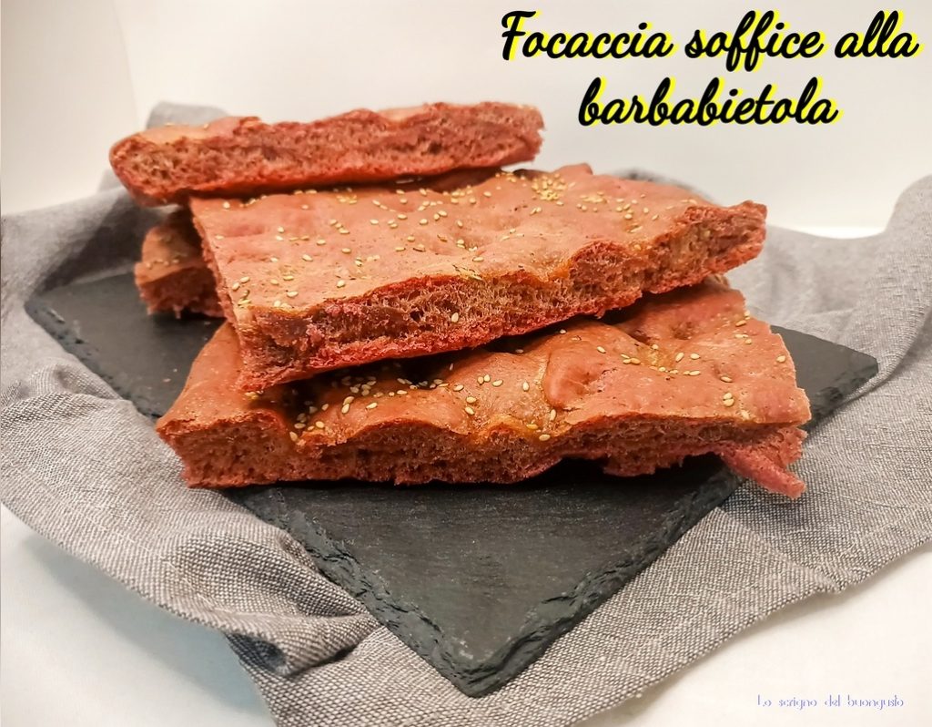 Focaccia moelleuse à la betterave