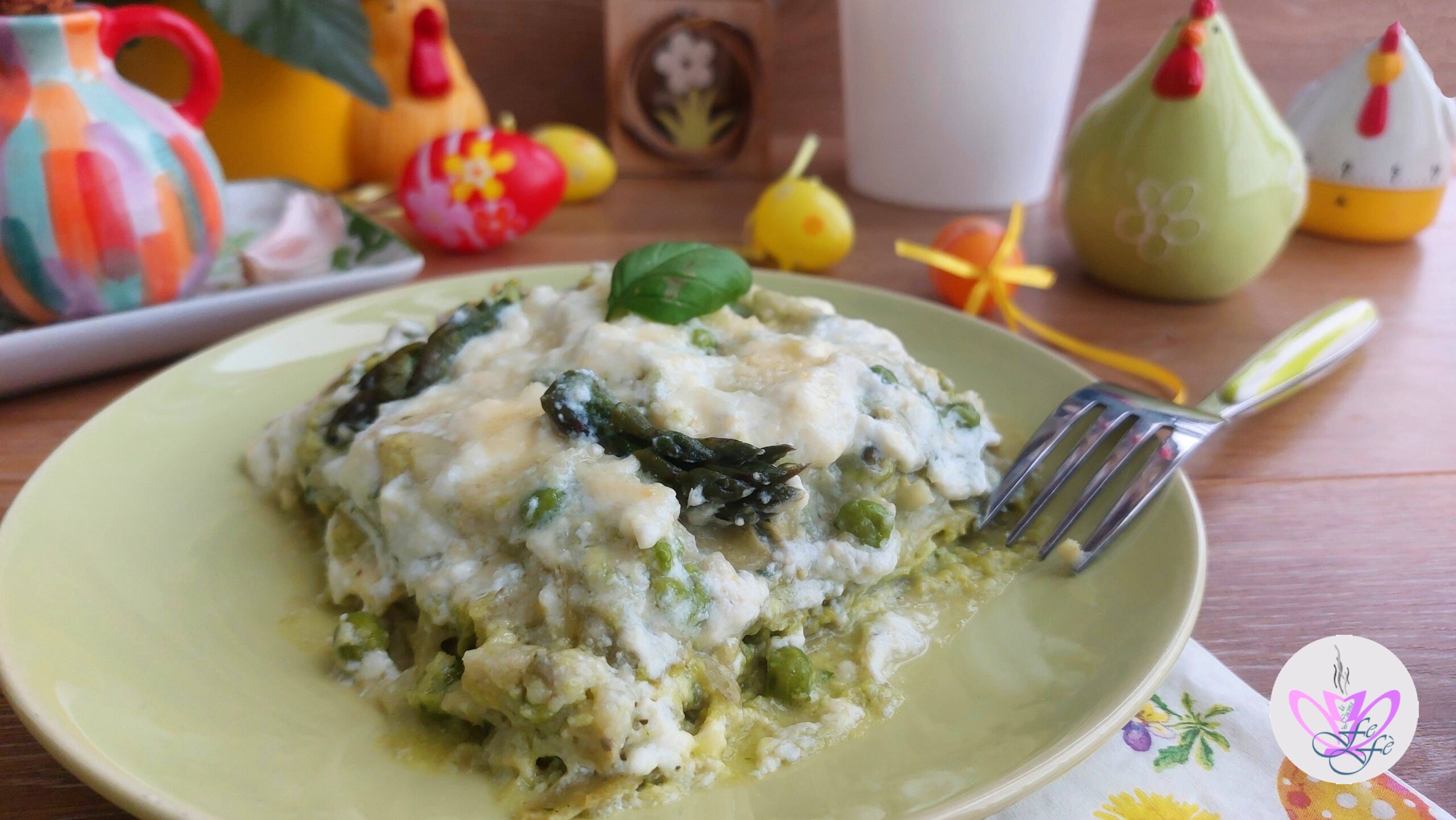 LASAGNES PRINTEMPS AU PESTO DE PISTACHE