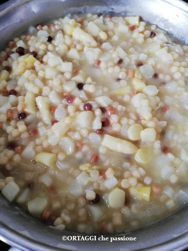 terminer cuisson fregola aux asperges