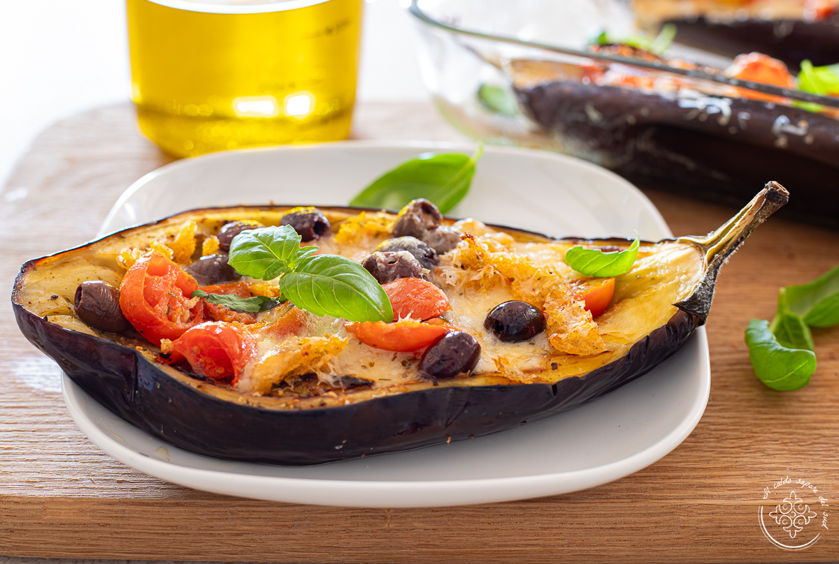 Aubergines farcies à la méditerranéenne